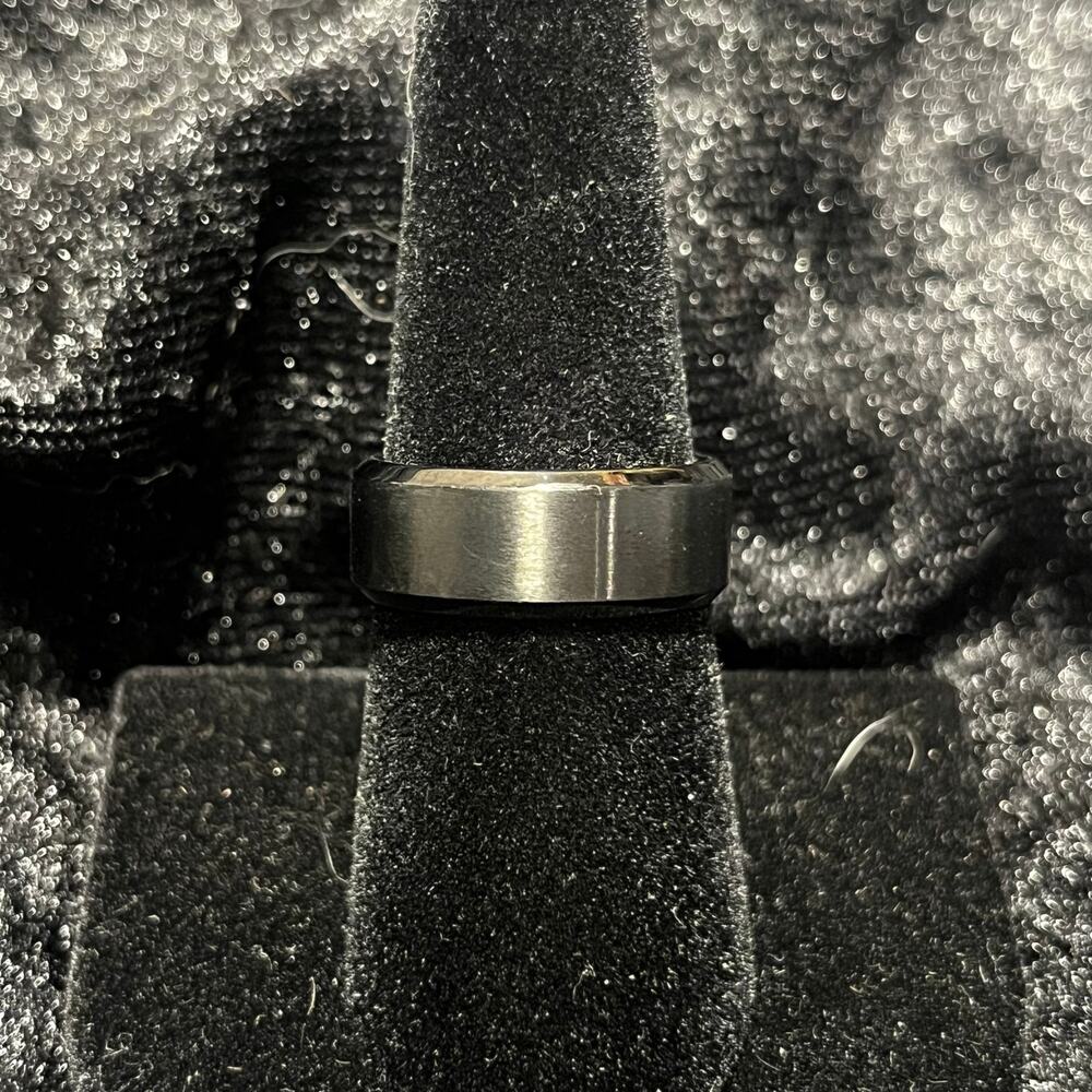 Solid space grey ring
